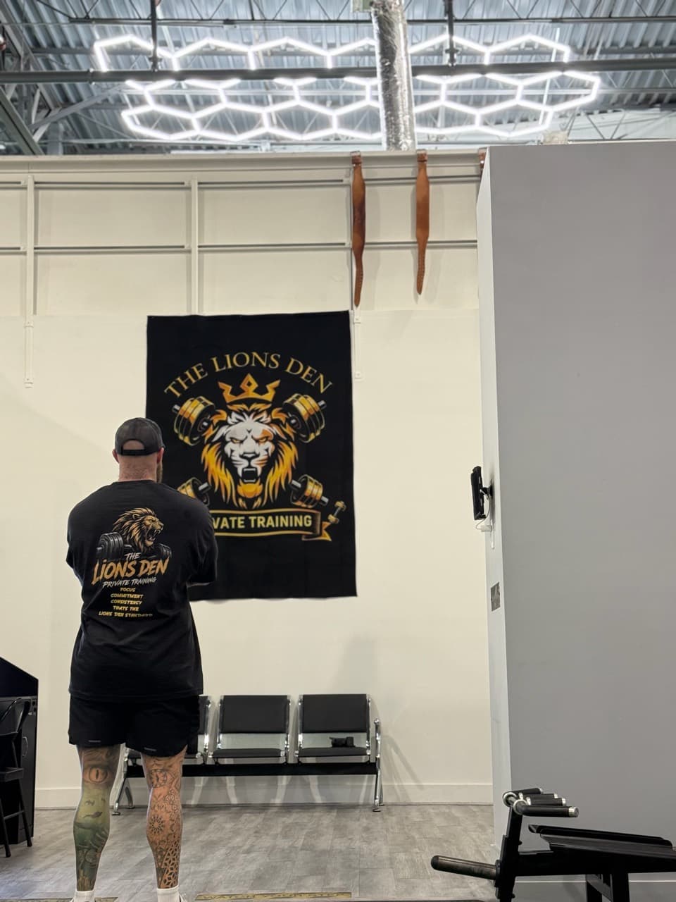 Kyle Mamane inside Lions Den Boca